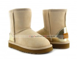 UGG KIDS CLASSIC II METALLIC SLATE