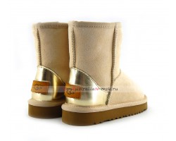 UGG KIDS CLASSIC II METALLIC SLATE