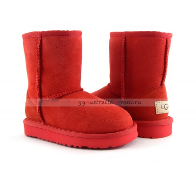 UGG KIDS CLASSIC II RED