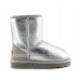 UGG KIDS CLASSIC METALLIC SILVER