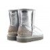 UGG KIDS CLASSIC METALLIC SILVER