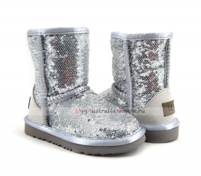 UGG KIDS SPARKLES SILVER