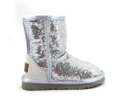 UGG KIDS SPARKLES SILVER