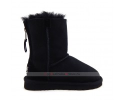 UGG KIDS ZIP BLACK