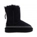 UGG KIDS ZIP BLACK