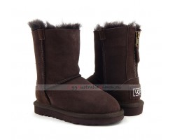 UGG KIDS ZIP CHOCOLATE