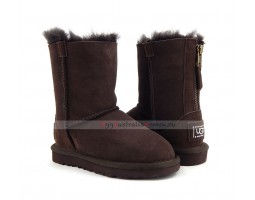 UGG KIDS ZIP CHOCOLATE