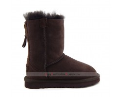 UGG KIDS ZIP CHOCOLATE