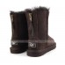 UGG KIDS ZIP CHOCOLATE