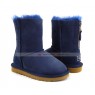UGG KIDS ZIP NAVY