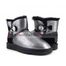 UGG MINI BAILEY BLING II GLITTER BLACK