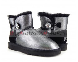 UGG MINI BAILEY BLING II GLITTER BLACK