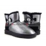UGG MINI BAILEY BLING II GLITTER BLACK