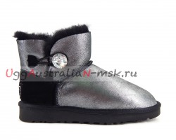 UGG MINI BAILEY BLING II GLITTER BLACK