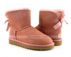 UGG MINI BAILEY BOW II REDWOOD