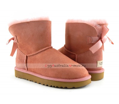 UGG MINI BAILEY BOW II REDWOOD