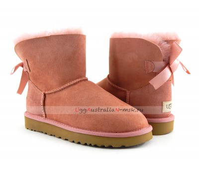 UGG MINI BAILEY BOW II REDWOOD