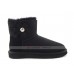 UGG MINI BAILEY BUTTON POPPY BOOT BLACK