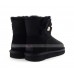 UGG MINI BAILEY BUTTON POPPY BOOT BLACK