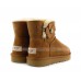 UGG MINI BAILEY BUTTON POPPY BOOT CHESTNUT