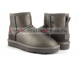 UGG MINI II METALLIC PEWTER