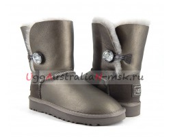 UGG SHORT BAILEY BLING II METALLIС PEWTER