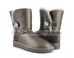 UGG SHORT BAILEY BLING II METALLIС PEWTER