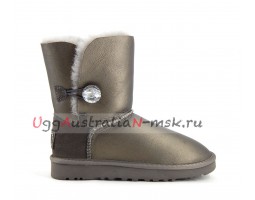 UGG SHORT BAILEY BLING II METALLIС PEWTER