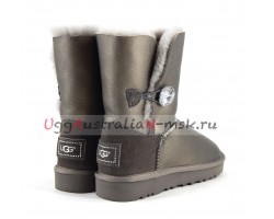 UGG SHORT BAILEY BLING II METALLIС PEWTER