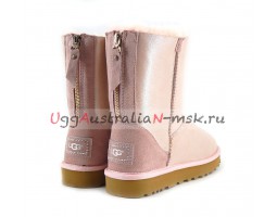 UGG SHORT II ZIP PINK