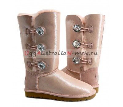 UGG BAILEY BLING TALL GLITTER ROSE