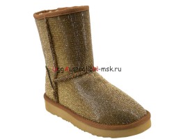 UGG & JIMMY CHOO CLASSIC SHORT SEREIN GOLD 