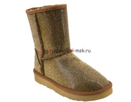 UGG & JIMMY CHOO CLASSIC SHORT SEREIN GOLD 