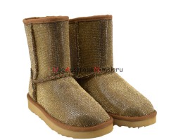 UGG & JIMMY CHOO CLASSIC SHORT SEREIN GOLD 