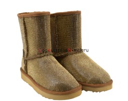 UGG & JIMMY CHOO CLASSIC SHORT SEREIN GOLD 