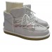 UGG LODGE MINI LEATHER WHITE