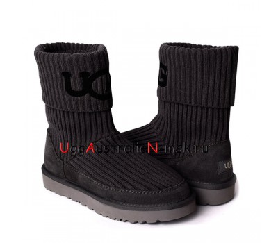 UGG CLASSIC KNIT GREY