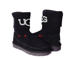 UGG CLASSIC KNIT BLACK