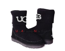 UGG CLASSIC KNIT BLACK