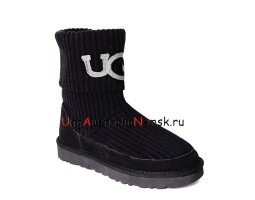 UGG CLASSIC KNIT BLACK