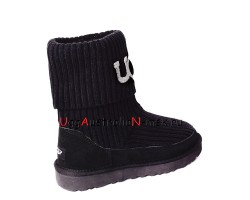 UGG CLASSIC KNIT BLACK