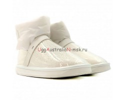 UGG KIDS CLEAR QUILTY BOOT WHITE