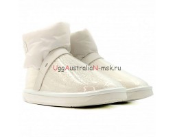 UGG KIDS CLEAR QUILTY BOOT WHITE