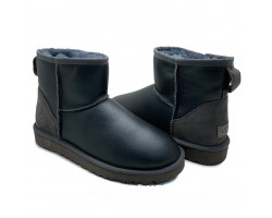 UGG MENS CLASSIC MINI METALLIC GREY