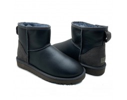 UGG MENS CLASSIC MINI METALLIC GREY