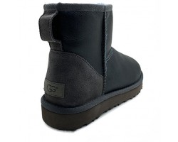 UGG MENS CLASSIC MINI METALLIC GREY