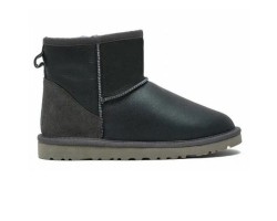 UGG MENS CLASSIC MINI METALLIC GREY