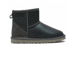 UGG MENS CLASSIC MINI METALLIC GREY