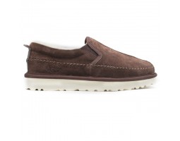 UGG STITCH SLIP ON CHOCOLATE