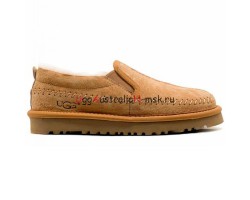 UGG STITCH SLIP ON CHESTNUT